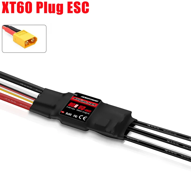 4250 600KV 800KV Outrunner Borstelloze Motor SKYWALKER 80A V2 ESC UBEC Snelheidsregelaar voor FPV Dron Fix-wing Vliegtuigen Multicopter