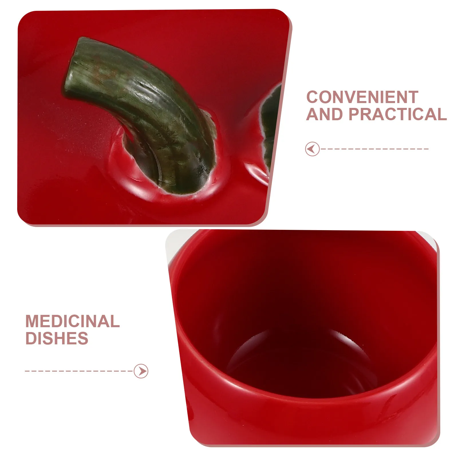 Apple-Shaped Ceramic Soup Pot with Lid 5.11 Inch Candy Color Cartoon Design for Soup Noodle Pudding Candy Fruit Serving