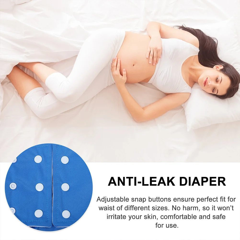 

2 шт. многоразовые подгузники для взрослых, водонепроницаемые герметичные подгузники с регулируемой талией, удобные для кормления для женщин и пожилых людей