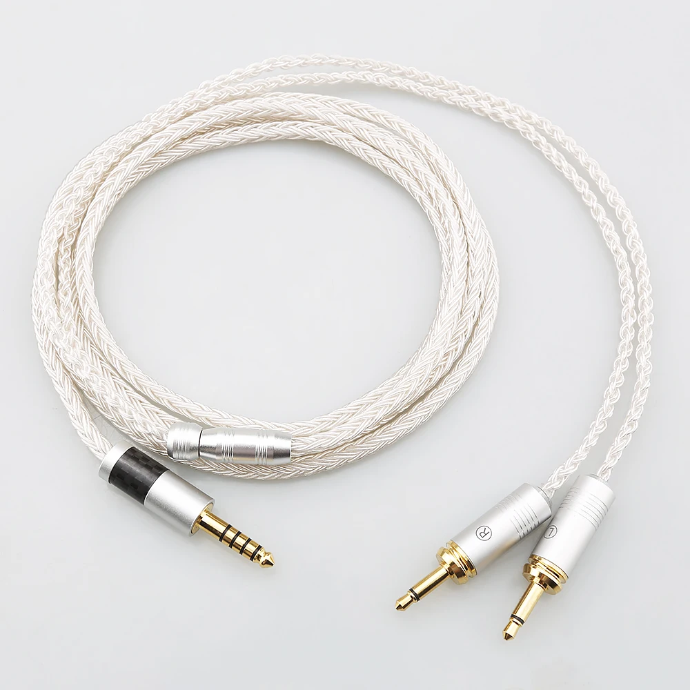 Kabel słuchawkowy HIFI 16 Core OCC posrebrzany do słuchawek Focal Clear Elear Elex Elegia Stellia Celestee Radiance Klipsch HP-3 Clear MG — zdjęcie produktu 5