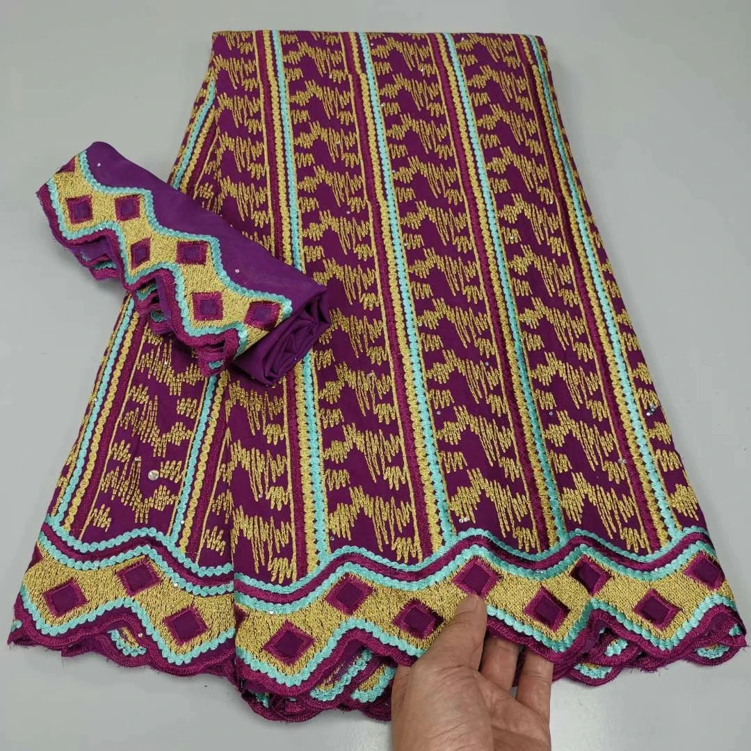 

Newt Purple Swiss Voile Lace Fabric In Switzerland 2022 High Quality African Nigerian Autriche Brode Cotton Lace Fabric KYC22152