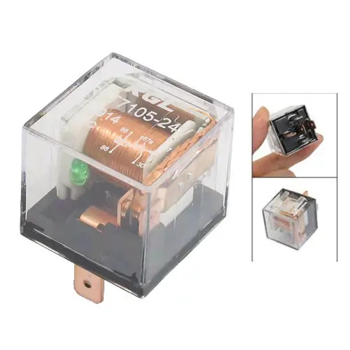 Waterproof Automotive Relay Socket DC 12V 24V 5Pin 80A 100A Car Relay With SPDT Auto Relay Control Switch With Relay Socket