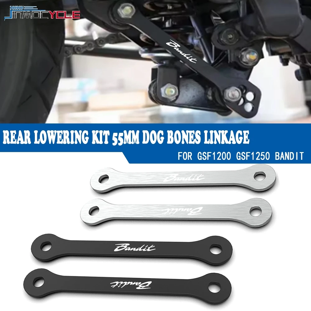 

Motorcycle Accessories Rear Lowering kit 55mm Dog Bones Linkage For Suzuki GSF1200 GSF1250 GSF 1200 1250 Bandit 1996 - 2011 2012