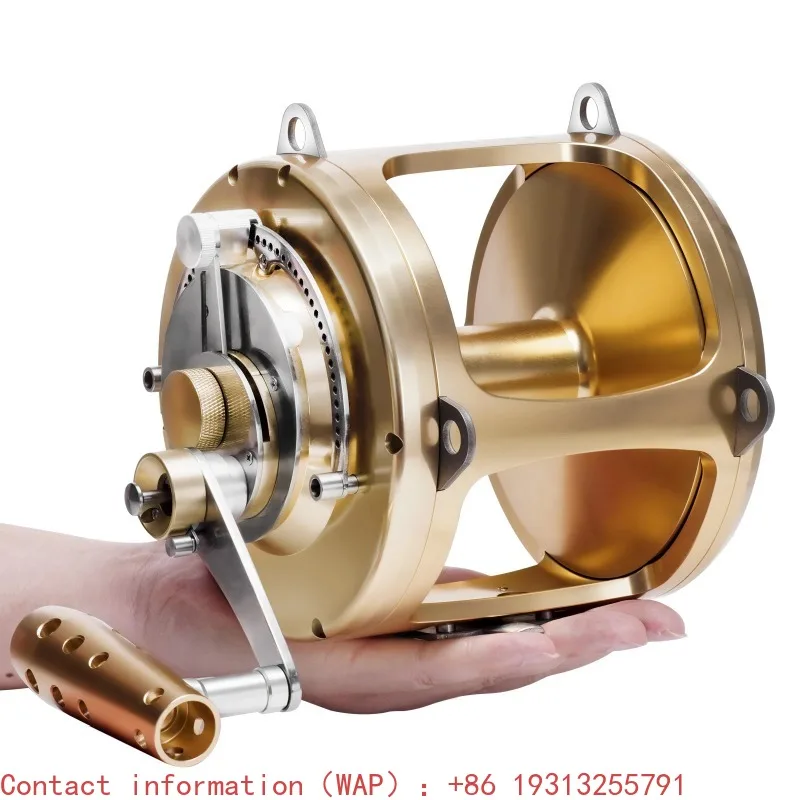 

【Seller's Recommendation】2 Speed Deep 50w 80w 130w Sea Boat Big Game Reels Metal Heavy Saltwater Trolling Fishing Reel