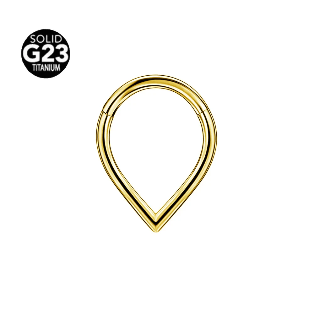 G23 Titanium Moon Septum Nose Ring