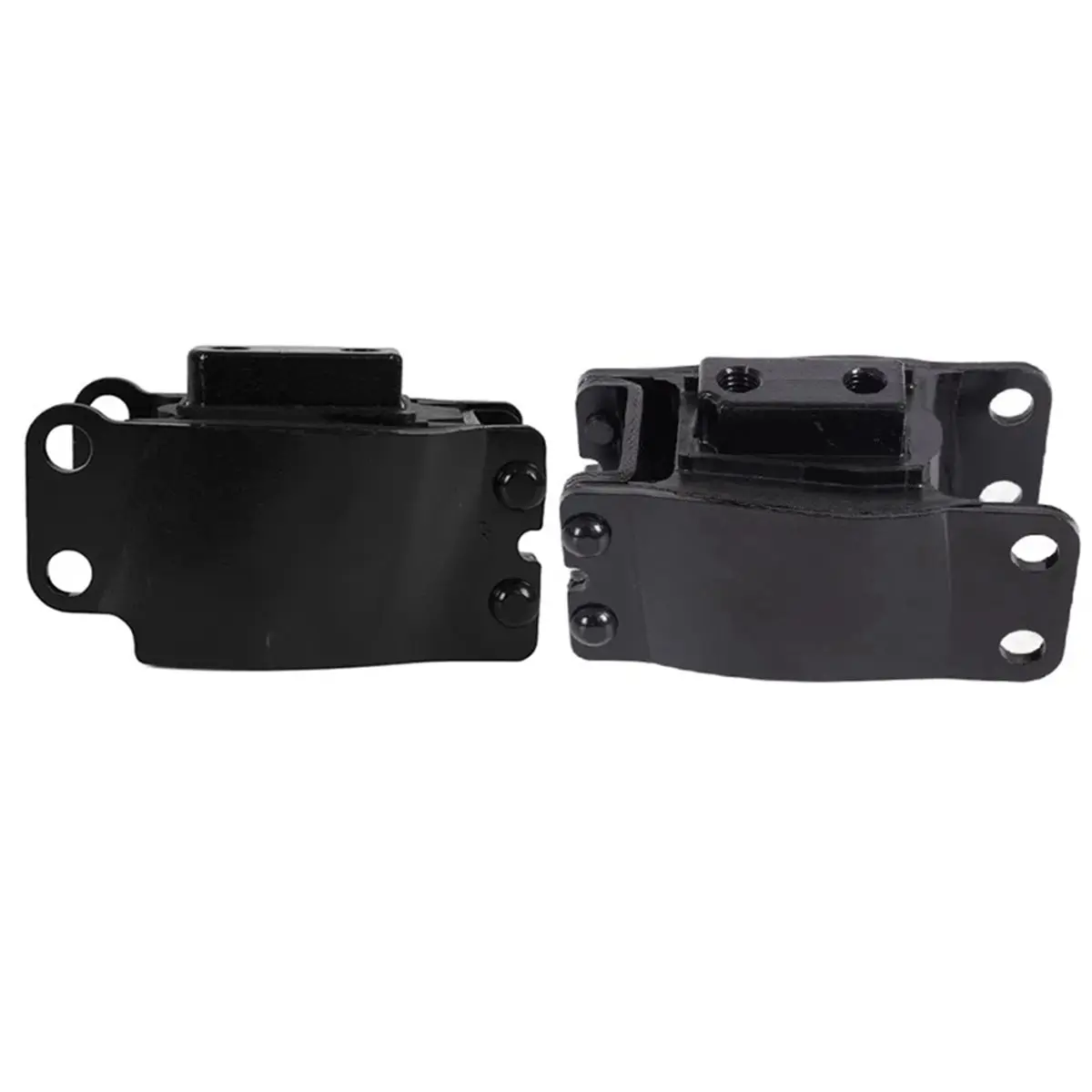 #03S (Black)Front & Rear Isolator Motor Mounts for Harley Dyna 1999-2017,Motorbikes Accessories