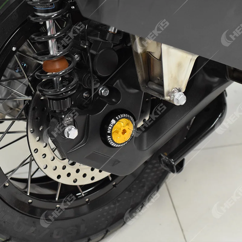 CHEKIS is suitable for ZONTES 368G 368E 368D/M/K 501G modified accessories, rear wheel axle decorative cover, rear wheel nut cover, aluminum alloy rear swing arm anti-rust cover
