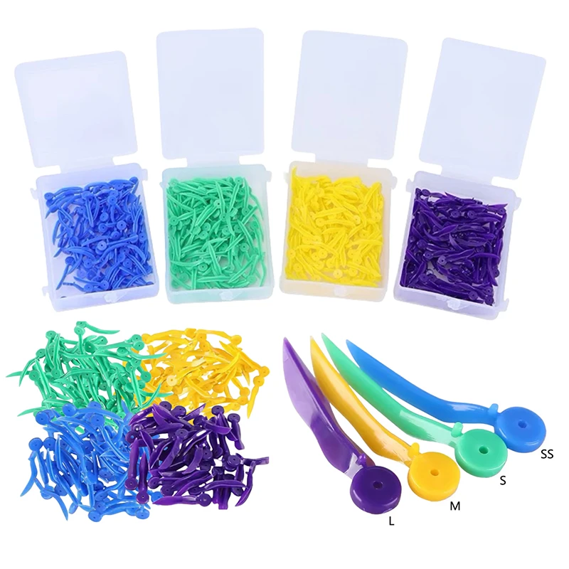 

Disposable Dental Tooth Gap Wedges with End Circular Holes Plastic Wedge Dentistry Oral Care Accessories Medical Tools SS/S/M/L