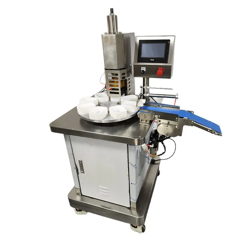 HX-04A Egg Tart Skin Forming Machine, Portuguese Egg Tart Plate Tart Skin Forming Equipment