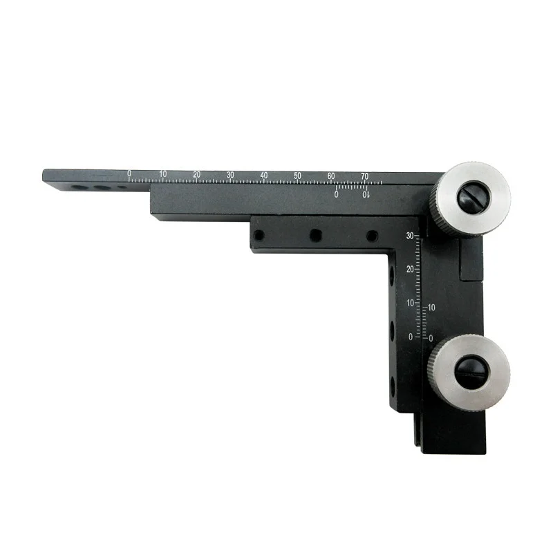 Metal Movable Caliper for Microscope Adjustable Up & Down with Scale Microscope Accessory