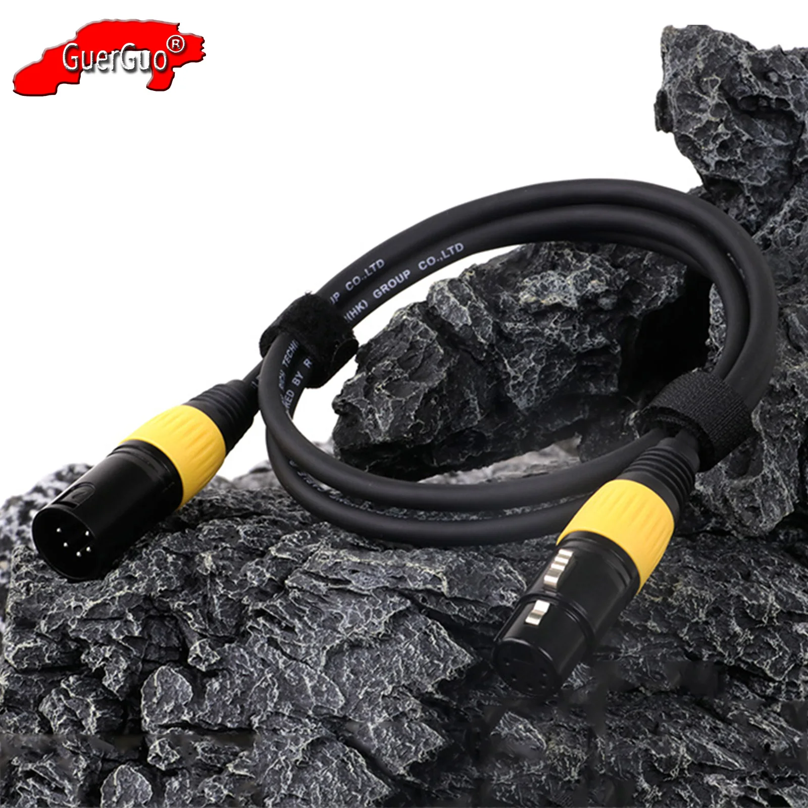 

5Pin XLR Male to Female Balance MIC Amplifier Adapter Audio Extension Cable for Stage Lights Equipment Spotlight Connect