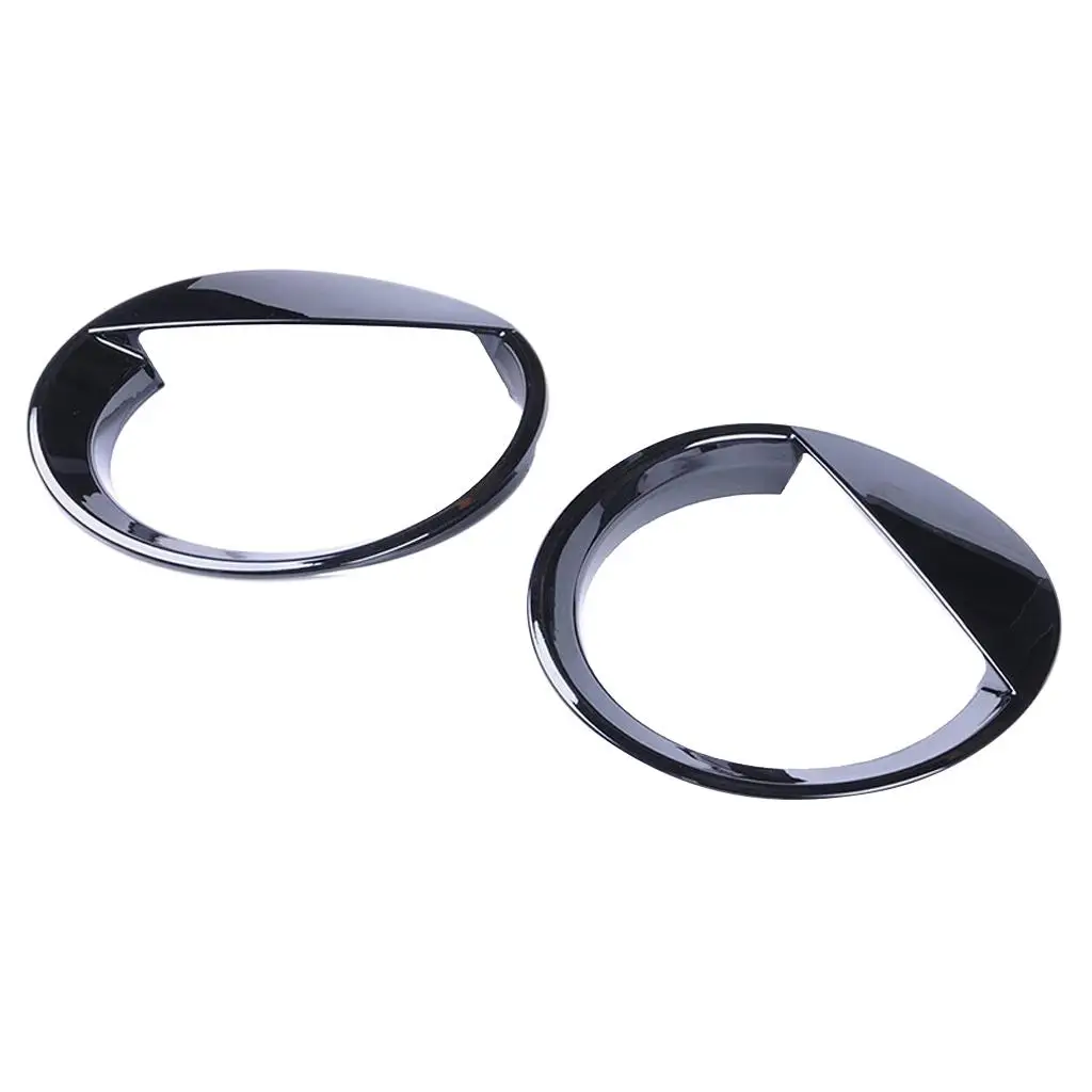 Cool Style Headlight Trim Cover ABS Plastic Front Light Bezel Snap Fit for Jeep 2011 2017
