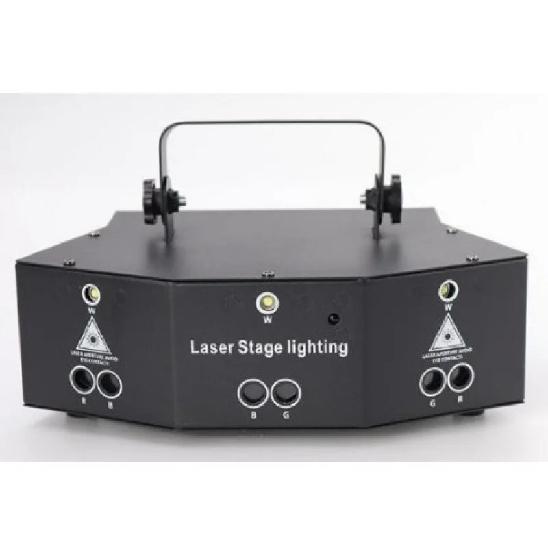 

Новый лазерный проектор 9 Eyes с дистанционным управлением, вращающийся, с эффектом вращающейся линии и миганием