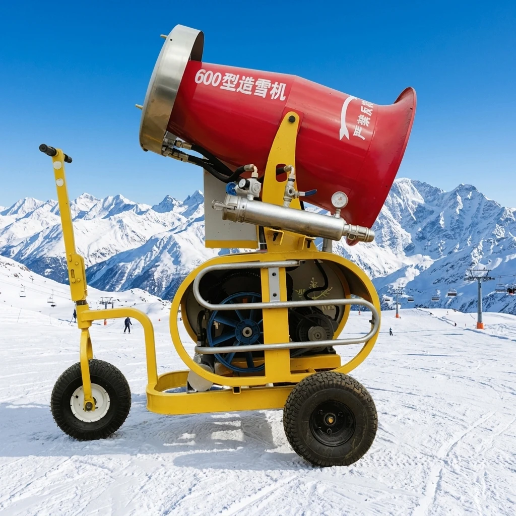 CE Certified Customizable Outdoor Ski Resort Snowmaking Machine Gearbox Engine Artificial Cannon Fan Shed