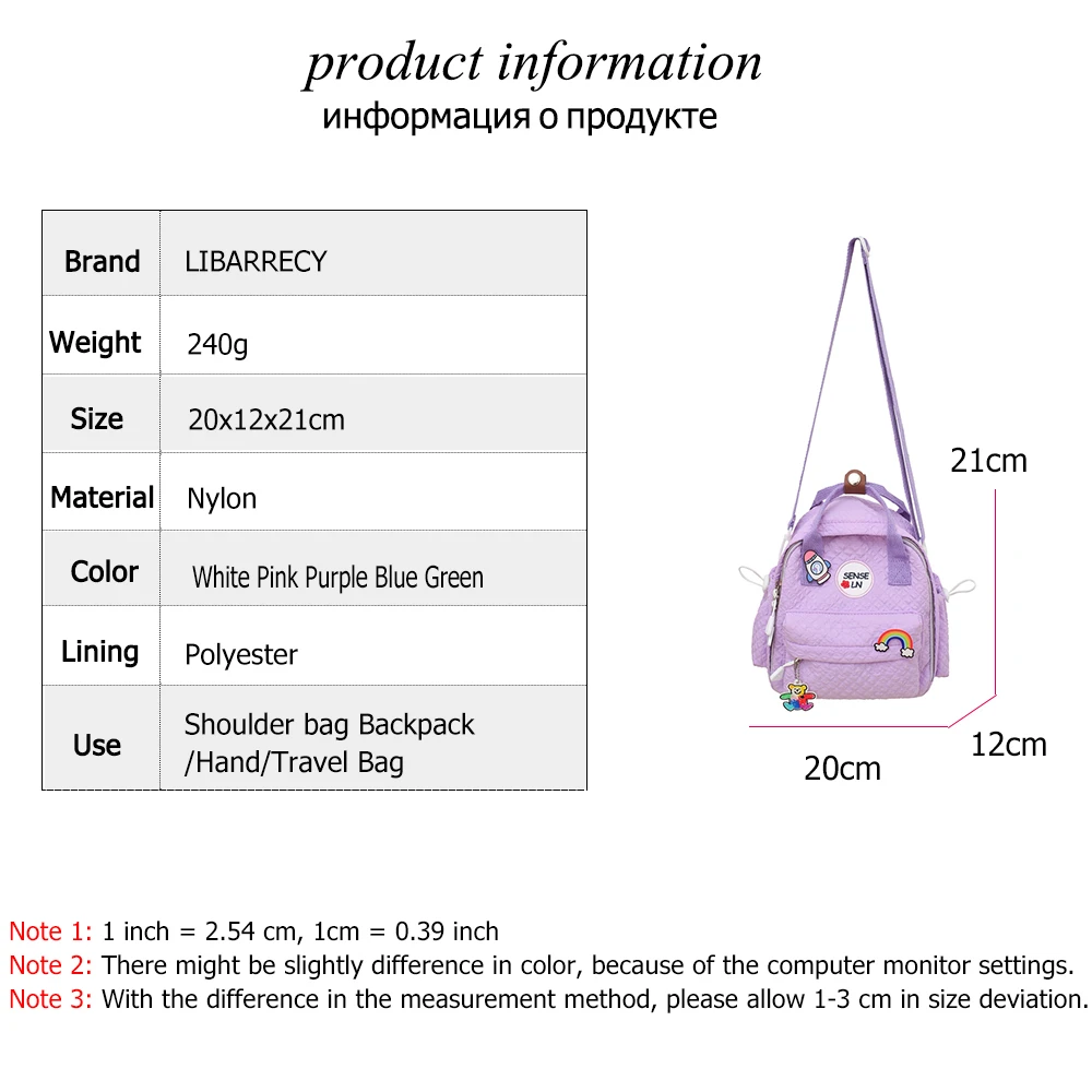 New Small Student Bag Quality Nylon Solid Color Ladies Backpack Fashion Multifunctional Women Travel Bags Mochilas De Mujer Sac