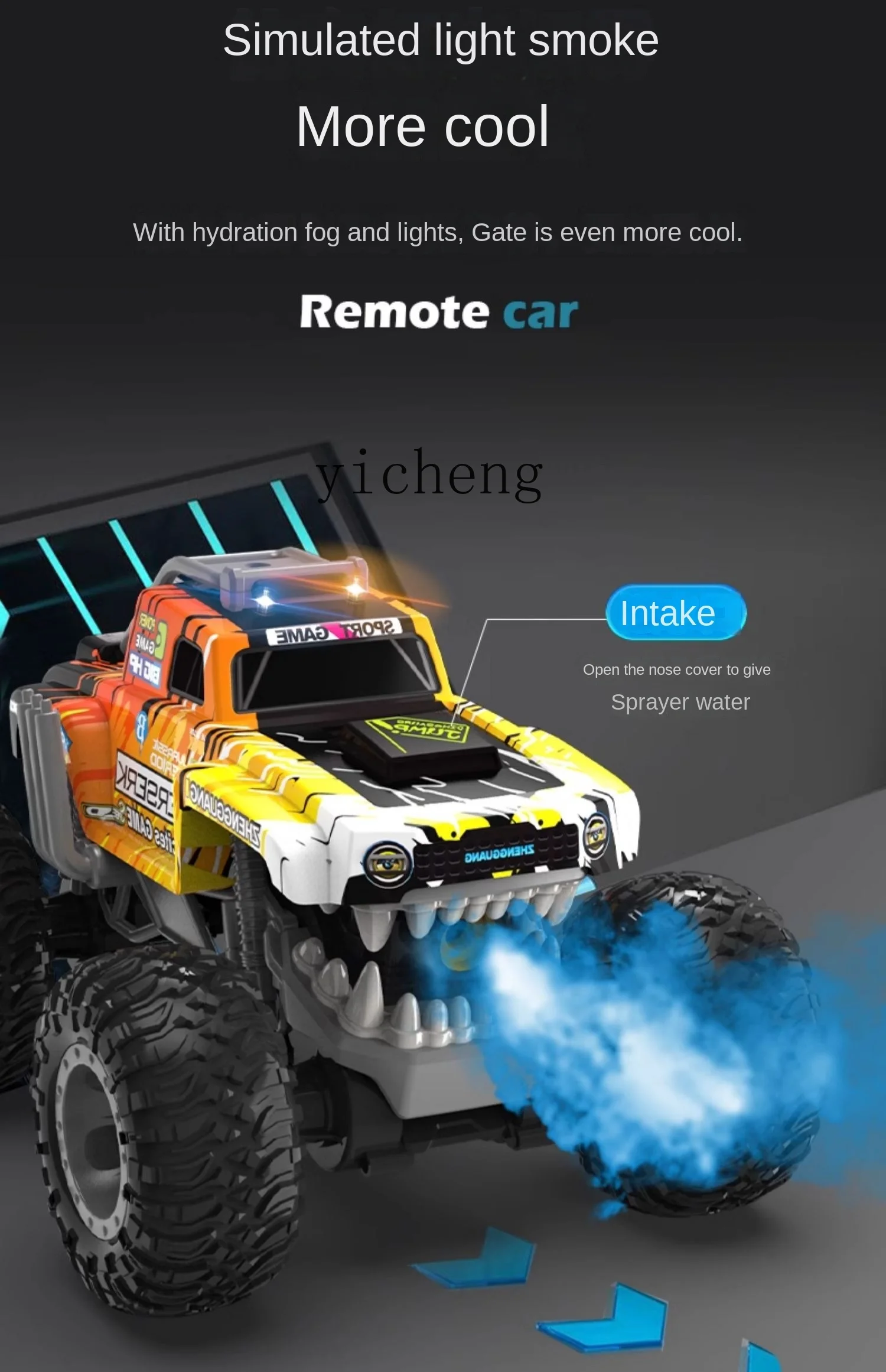 Remote Control Stunt Children's off-Road Racing Four-Wheel Drive High-Speed Climbing Charging Electric Boy Toy Car Gift
