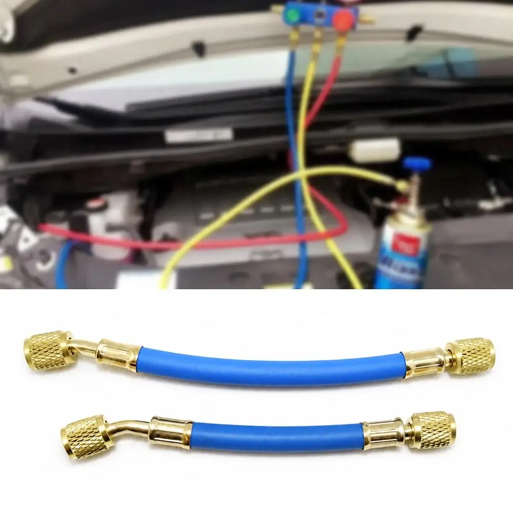 Air Conditioning Repair Tools 1/4in Coolant Refill Tool SAE 15cm20cm Auto Condensation Hoses Replace Tool