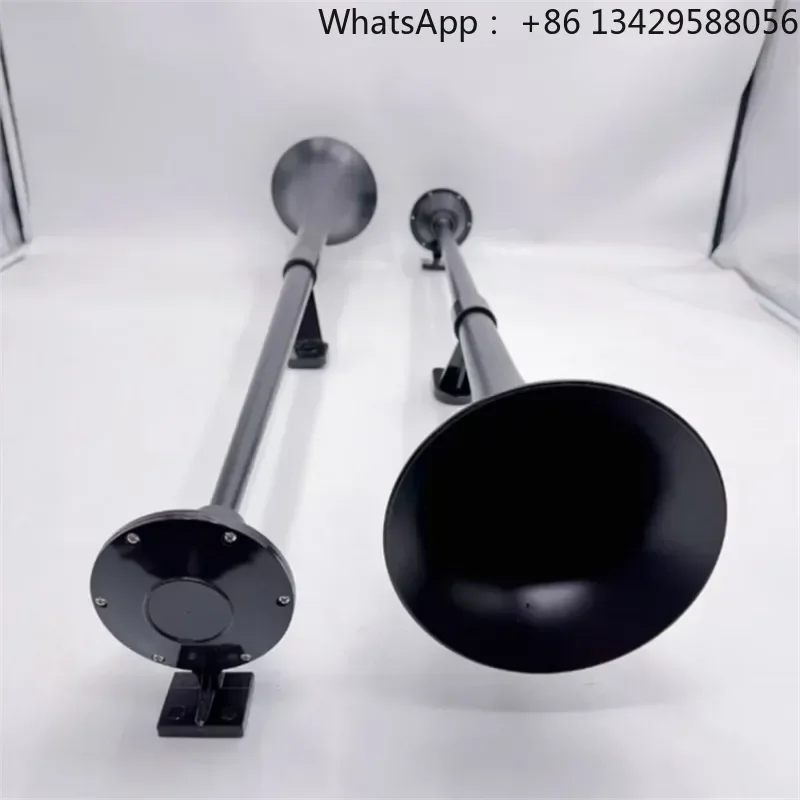 Good Wheel Flute Air Horn 24V Truck S Semi-trailer Modified Super Loud Ship Sound Long Steam Flute 1 Meter Air Horn