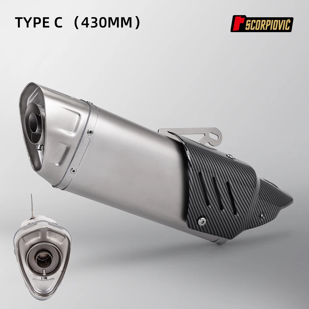 

Универсальный глушитель для мотоцикла 51 мм с DB-киллером M12 для R6, R3, Ninja Z 400, 250, Z900, ZX6R