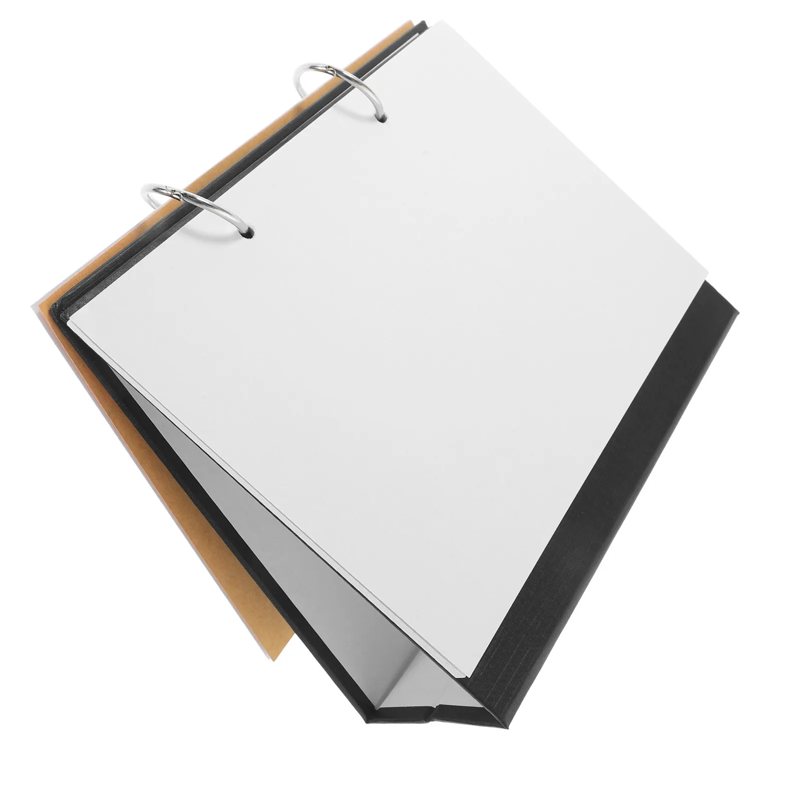 

Blank Desk Calendar Standing Planner Refillable 2-Ring Binder Paper Sketchbook DIY Hand-Painted Notebook Desk Calendar