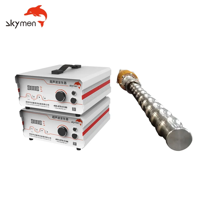 Rhombic Strong Power Ultrasonic Rod Vibrating Custom Immersible Transducer Bar For Industrial Parts Ultrasonic Cleaning