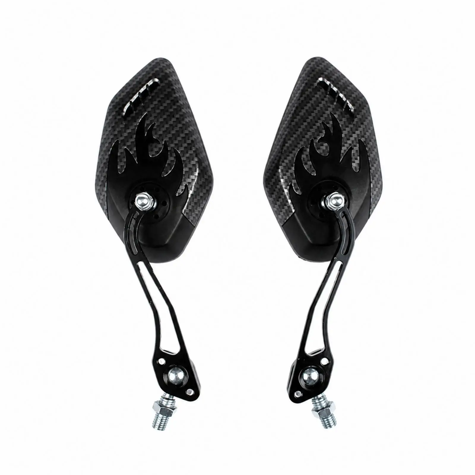 Vibration Resistant Bicycle Handlebar Mirror 360 Degree Rotating Bike Rearview for Commuter Cycling Equipment