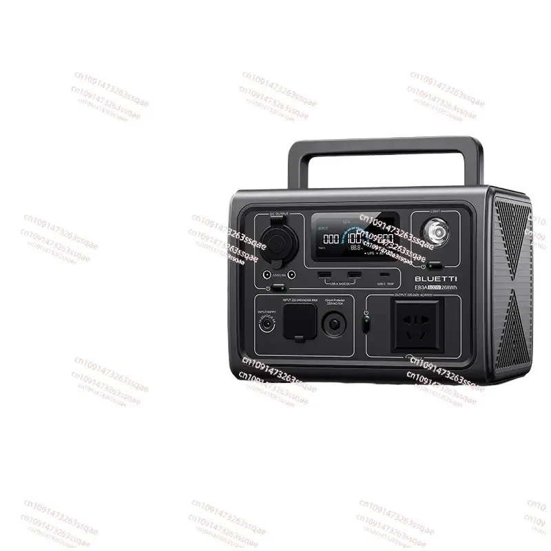 268Wh 600W Portable Power Station Solar Generator LiFePO4 Battery Camping Fishing RV UPS Power Bank