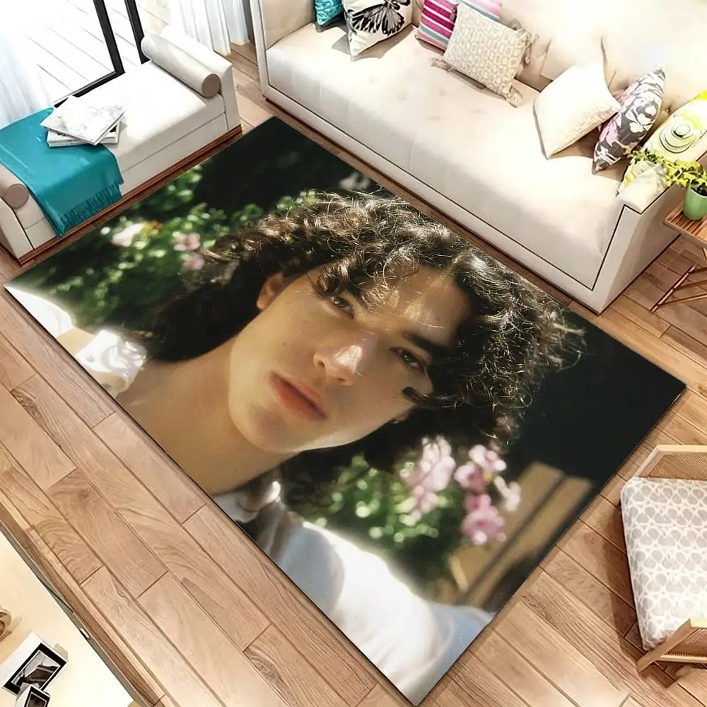 C-Conan gray Heather Floor Mat Rugs Soft Bedroom Floor Anti-skid Household Carpets