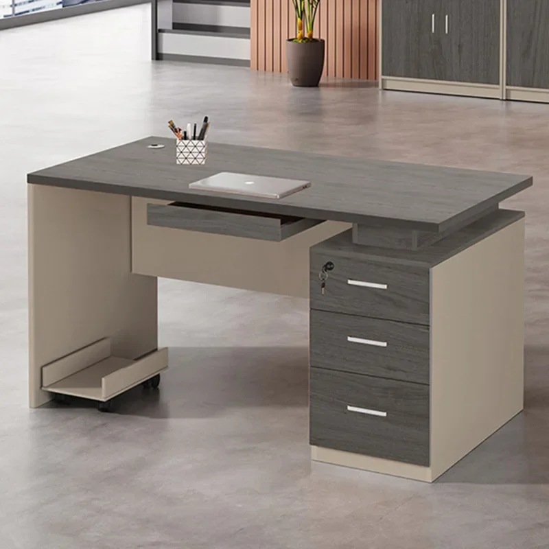 Bureau de direction personnalisable 2026 – Équipement et mobilier de bureau, table de direction et chaise avec tiroirs