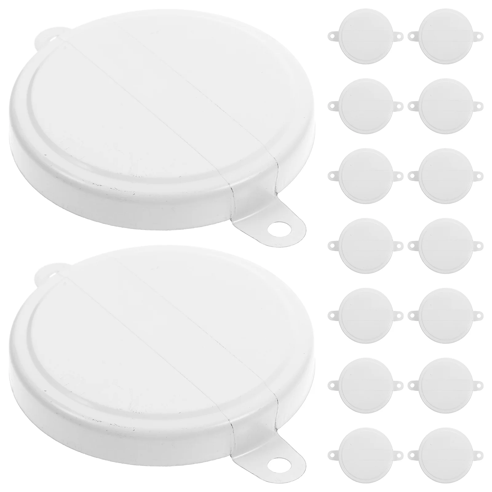 

20 Pcs Drum Cover Oil Seal Covers Replacement Bung Caps Gallon Barrel Plug Water Lids Iron