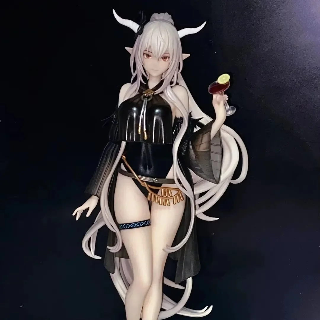 Arknights brilhando verão maiô figura de ação anime colecionável com ornamentos feitos à mão elemento secundário limite brinquedo