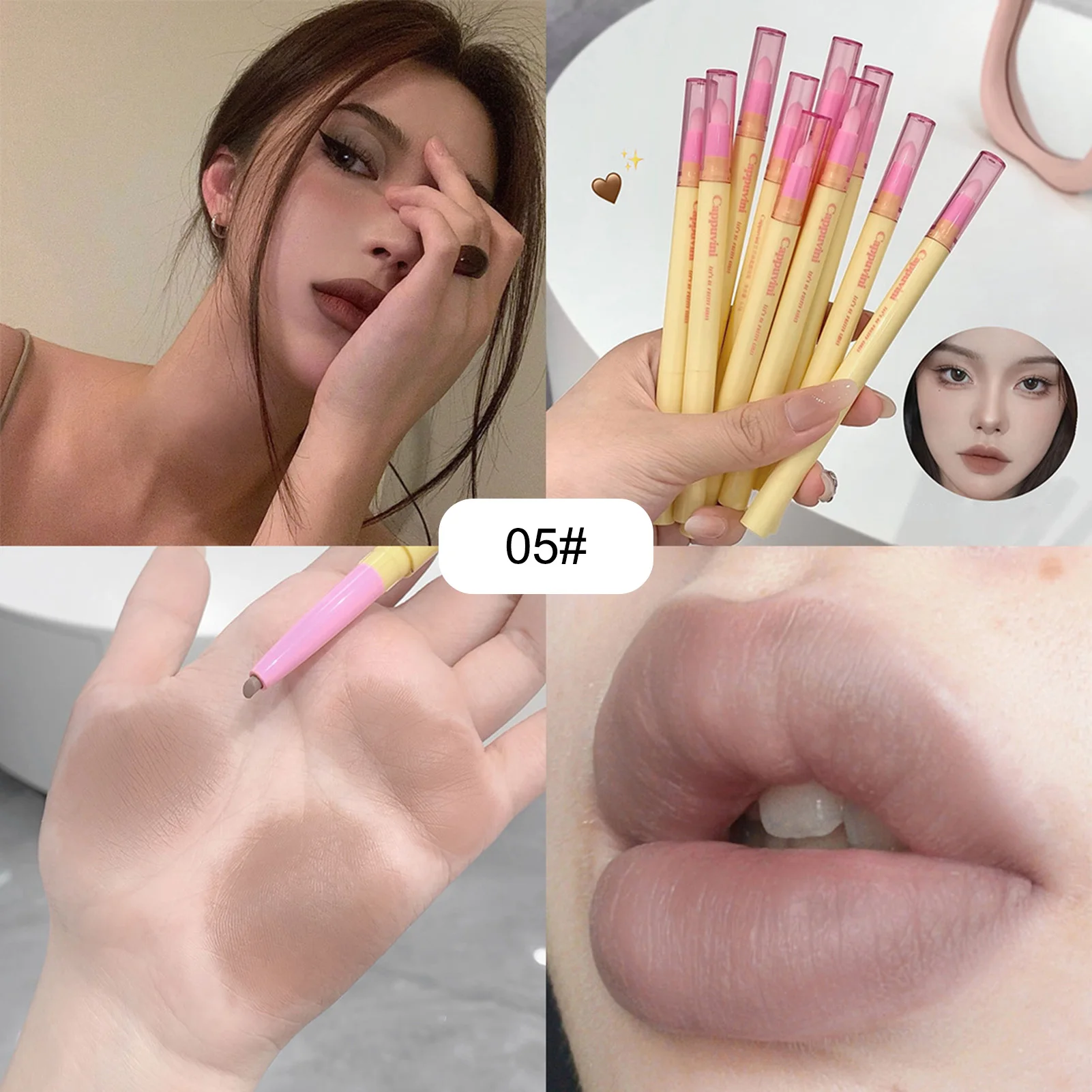 Woman Makeup Slim Lip Pencils Contour and Line with Ease Lip Pencil Gift for Girls Women Mom Girlfriend