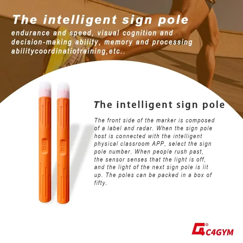 New Hot Item Intelligent Smart Sports Sign Pole for Basketball Training Speed & Agility Kit