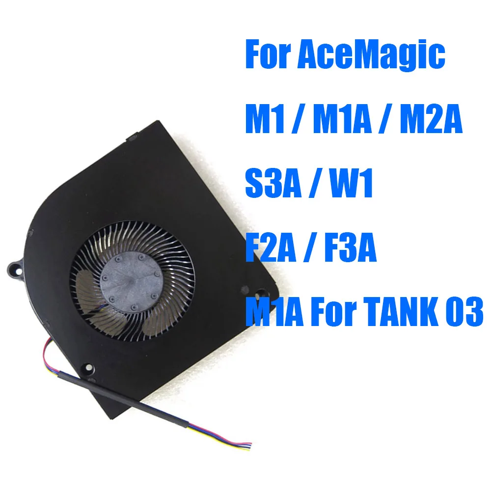 Ventilador de CPU Mini PC de Substituição DC12V para AceMagic M1 M1A M2A S3A F2A F3A W1 / M1A para TANK 03