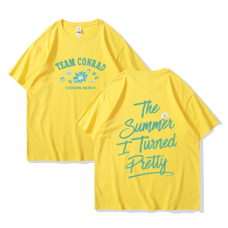 The Summer I Turned Pretty Cousins Beach T-shirt Team Jeremiah Conrad Merch Crewneck Short Sleeve Tee Women Men's Clothes