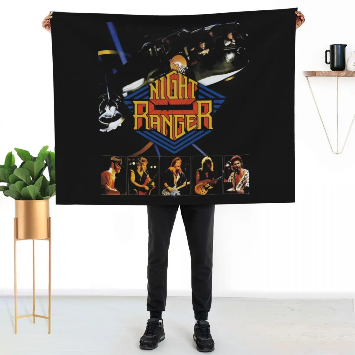 2022 the night ranger tour Throw Blanket Thermals For Travel Cute Plaid Thermal manga Baby Soft Big Blankets