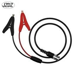 JZDZ 100CM Insulated BNC Male to Dual Kelvin  Alligator Clip Low Loss Coaxial Cable Test Lead Connector for Oscilloscope J.70050