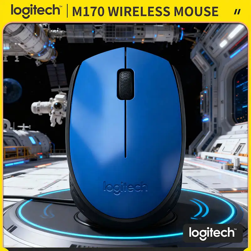

Беспроводная мышь Logitech M170: компактный дизайн, USB-приемник 2,4 ГГц, 12 месяцев автономной работы, для нескольких устройств