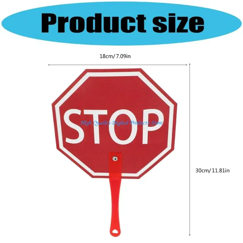 U2JE 휴대용 플라스틱 더블 사이드 GO/STAOP 부호가있는 교실 교실 교육 보조 조기 학습 참여를위한