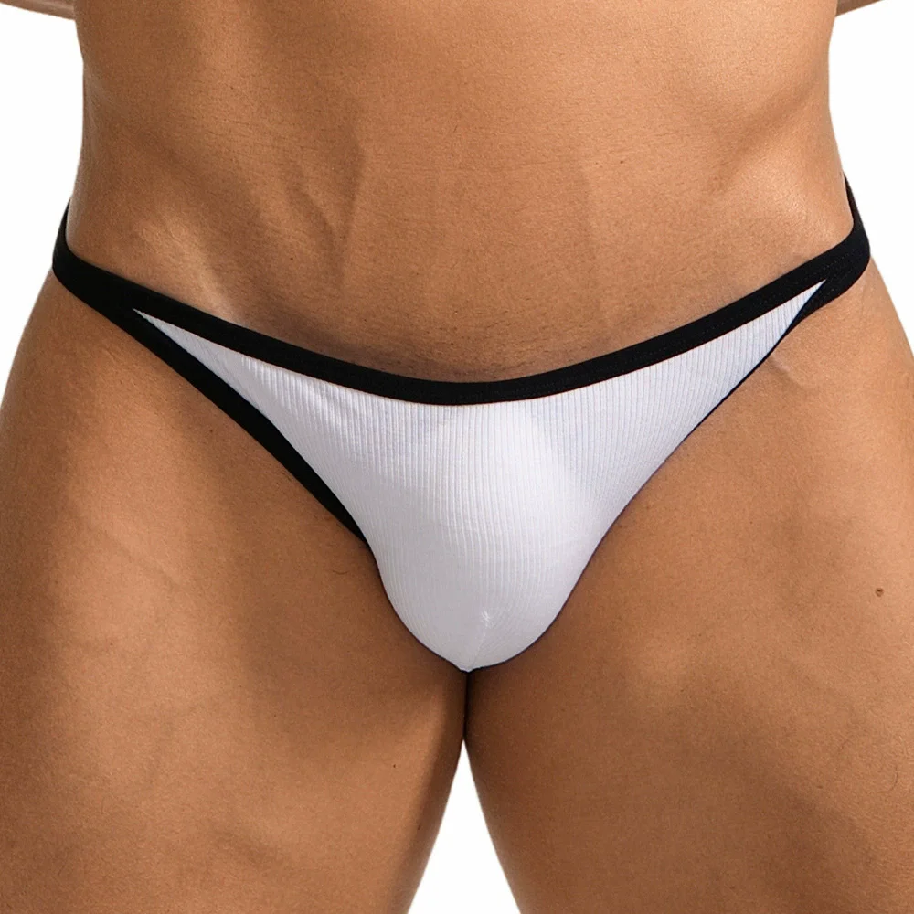 Men's Sexy Modal Underwear Jock Straps U Bulge Pouch Breathable Soft Thongs G-strings Low Waist Stretch Men Underpants Panties