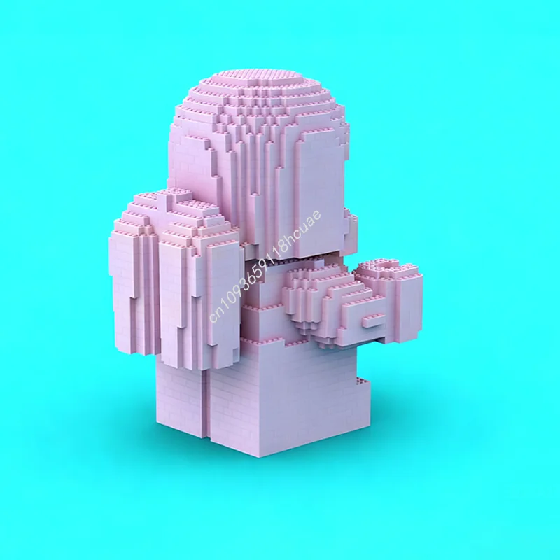 7340 pièces MOC moyen classique espace bébé Sculptures modèle blocs de construction assembler Architecture brique jouets enfants cadeaux de noël