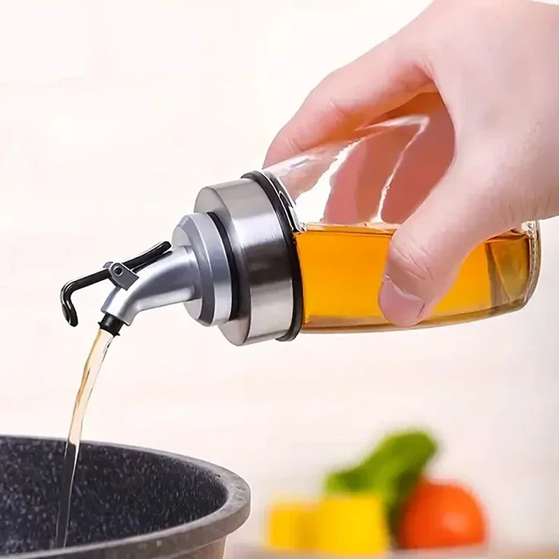 

180ml Leak Proof Oil Glass Oil Bottle Kitchen Household Seasoning Bottle Can Vinegar Soy Sauce Bottle