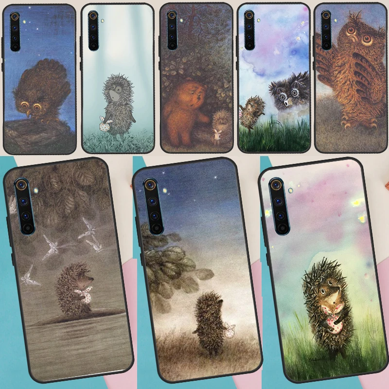 Hedgehog in the Fog Phone Case For Realme GT Neo 2T 3T For 8 Pro 8i GT Master GT Neo 2 C15 C21 C25 C31 C35 Coque