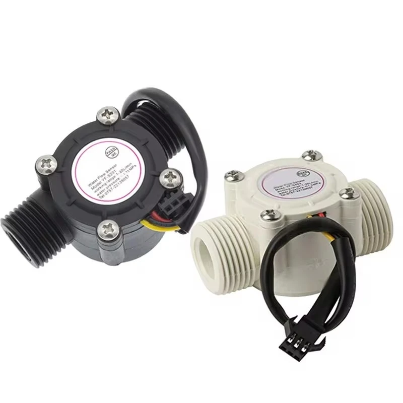 Water Flow Sensor DC 5-18V Flowmeter Hall Flow Sensor Water Control Liquid Flow Sensor Switch 1-30L/min 2.0MPa YF-S201