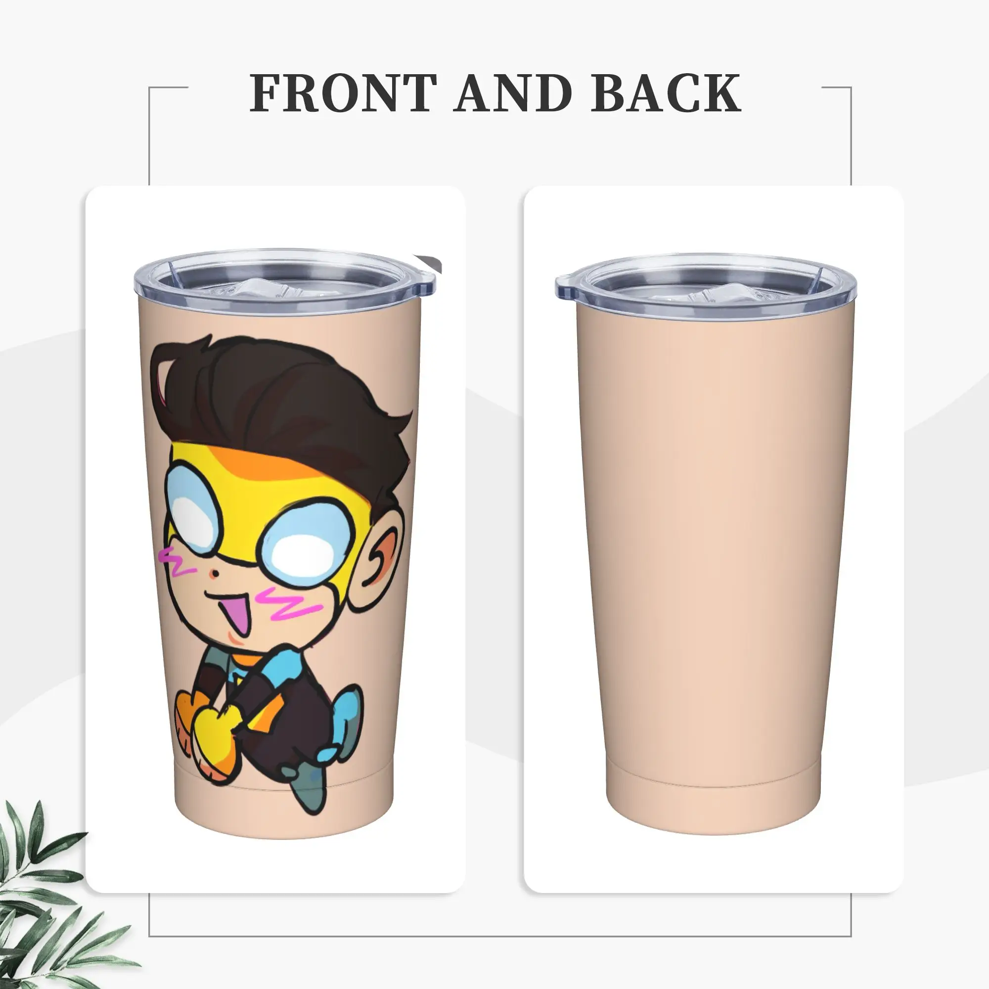 Anime Invincibles Tumbler  Cold and Hot Heat Preservation Stainless Steel Thermal Mug Design Car Mugs