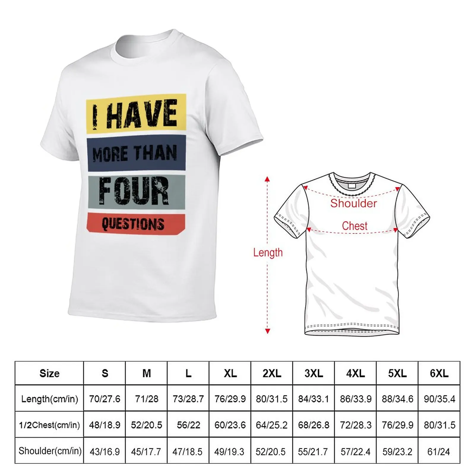 New Funny Passover Seder I Have More Than Four Questions T-Shirt Tee shirt black t shirts tops mens graphic t-shirts hip hop