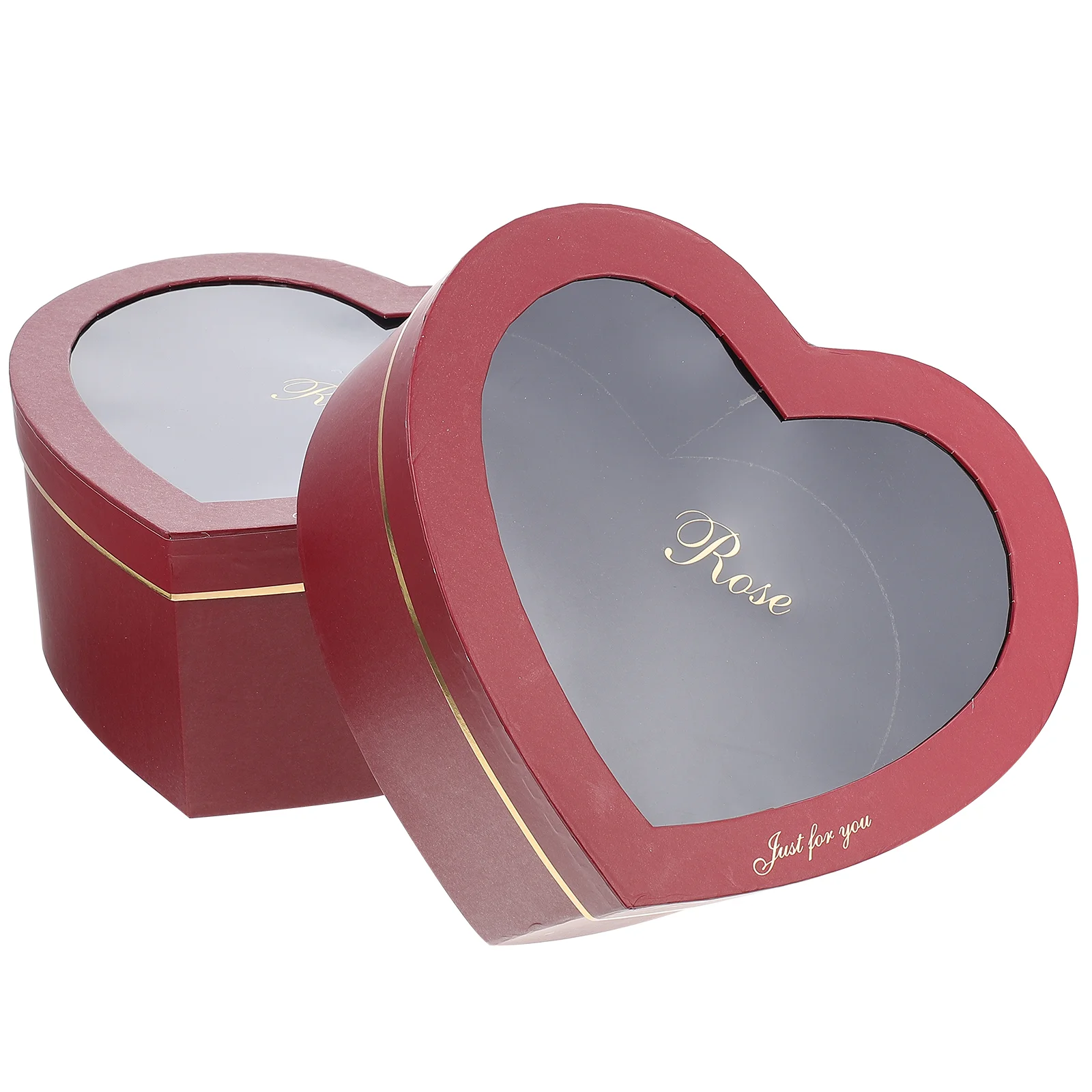 

2 Pcs Flower Box Large Size Boxes for Arrangements Gift Heart Shaped Paper Preserved Flowers