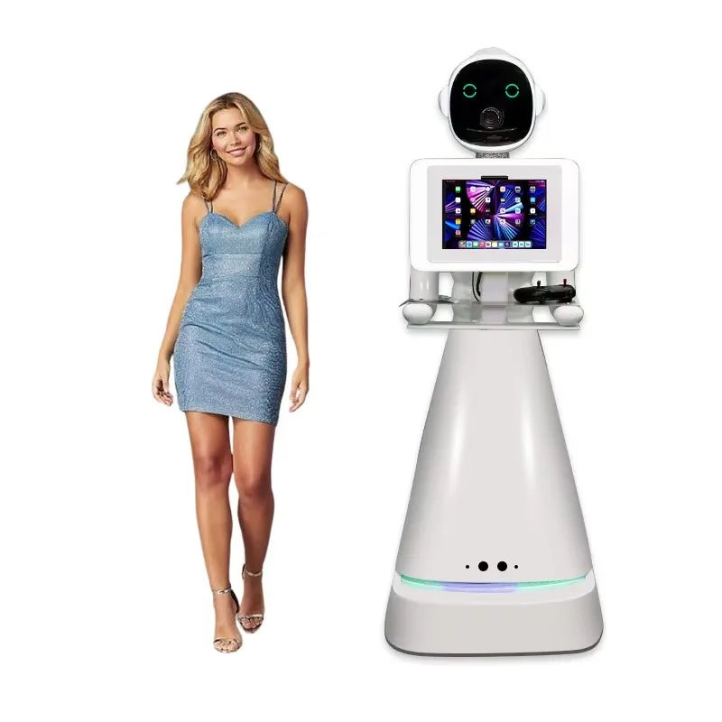 

Современная беспроводная роботизированная фотобудка, вращающийся робот для селфи, автоматическая камера 360° для развлечений на мероприятиях