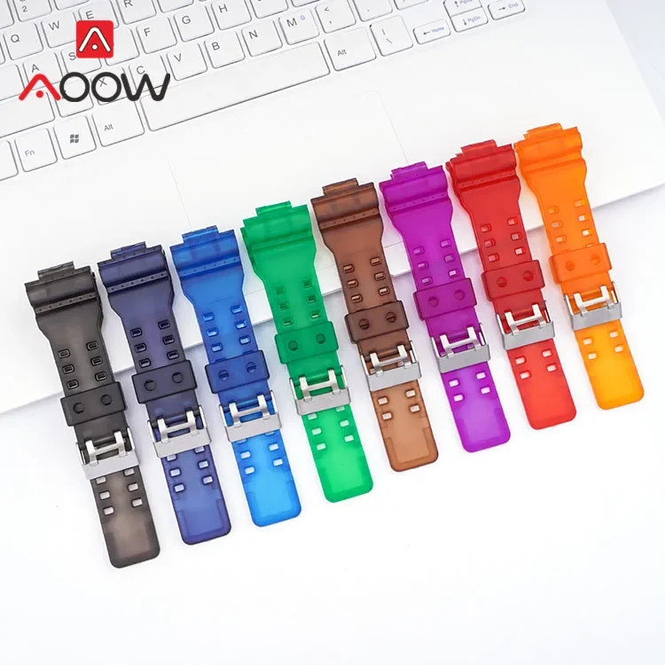 Resin Sport Strap for Casio G-SHOCK GA-100 400 GA-110 GD-120 GLS-100 Matte Colorful Men Rubber Replace Band Watch Accessories