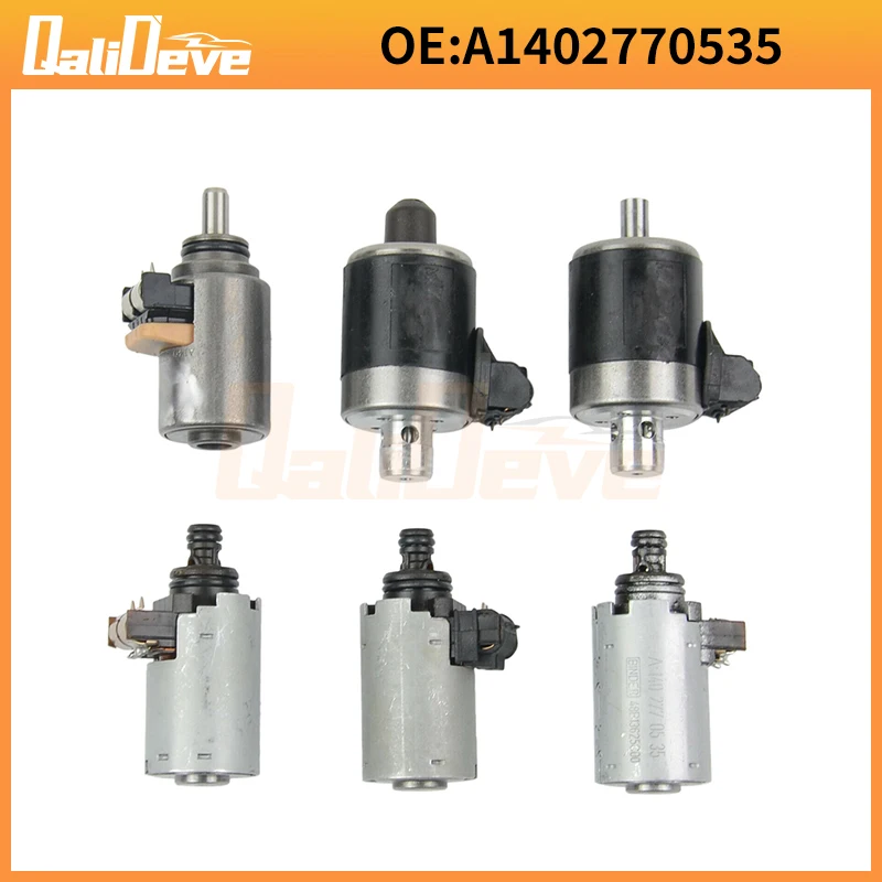 722.66 buah katup Solenoid transmisi otomatis, untuk Mercedes Benz OEM A1402770535 A1402770398